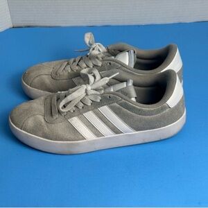 Adidas Classic Gray and White Shoes